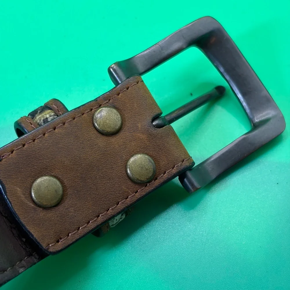 Nocona Genuine Leather Belt Mens 38 44